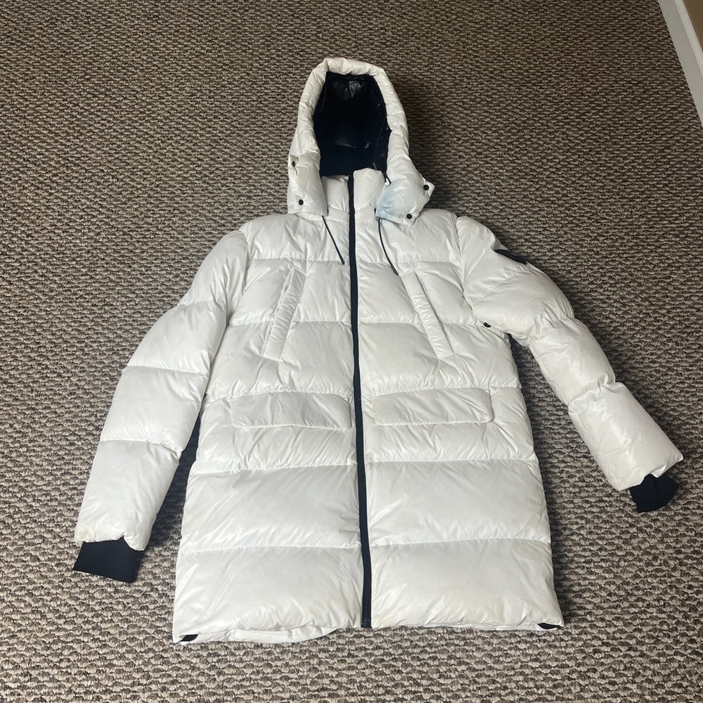RUDSAK Ivory Puffer Coat with Hood